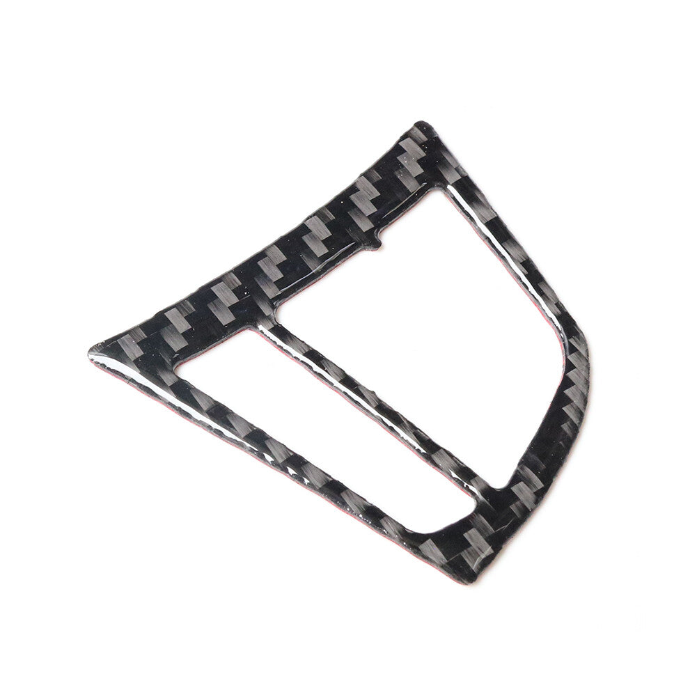 2Pcs Carbon Fiber Steering Wheel Button Cover Trim Fit for BMW 6 Series F12 F13