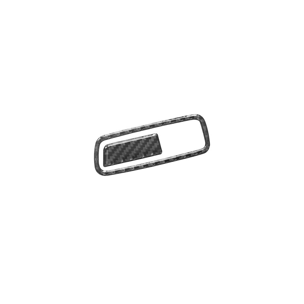 Carbon Fiber Passenger Storage Latch Frame Trim Cover for KIA Sedona 2015-2016