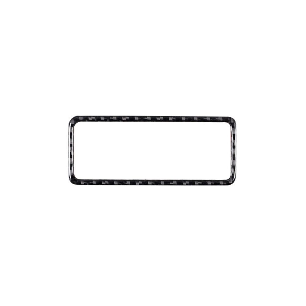 2x carbon fiber trunk switch frame trim for Jaguar XF 2009-2011