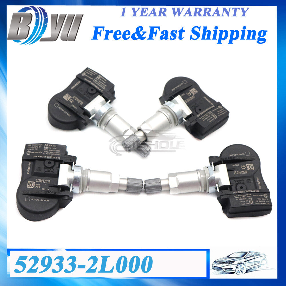 Set 4x TPMS SENSOR for Kia Ceed ED for Hyundai I10 PA I30 FD 52933-2L000 52933-2L600