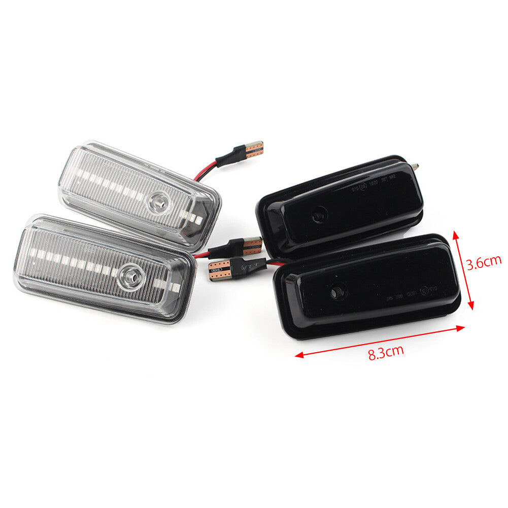 LED Dynamic Side Marker Turn Signal Light Smoke Lens for Mercedes-Benz G-Class
