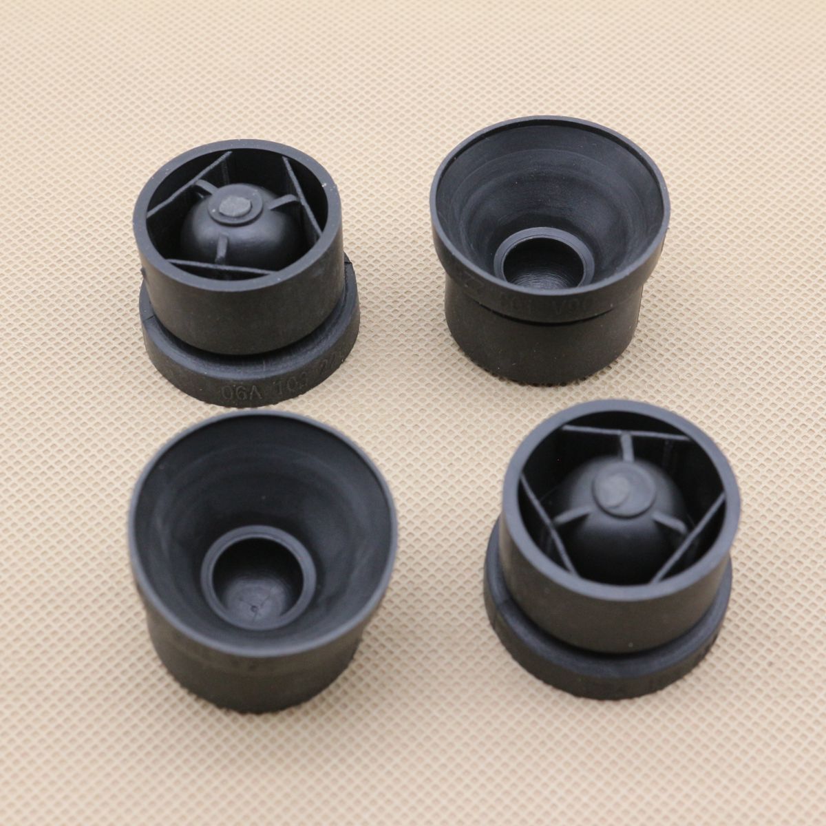 4-piece set of engine hood stop cushion rubber bumpers suitable for Audi , for Volkswagen seats, and for Skoda 06A103226