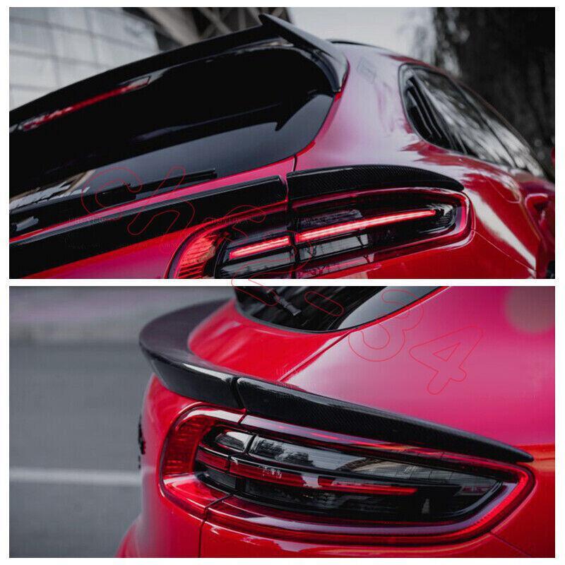 Fit for Porsche Macan 18-2022 ABS Gloss Black Rear Tail Trunk Spoiler Wing Lip