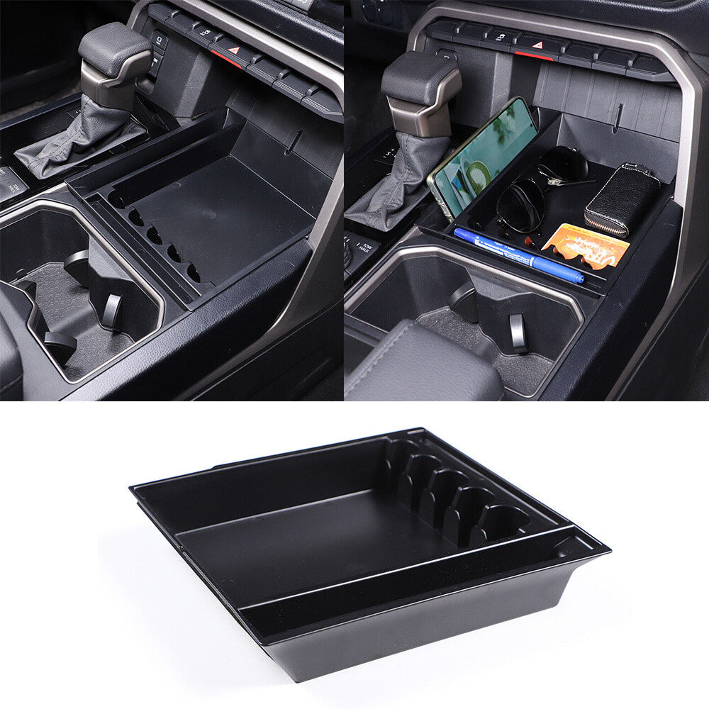 For Toyot@ Tundr@ 2022-24 Central Control Storage Box Tray Organizer Accessories