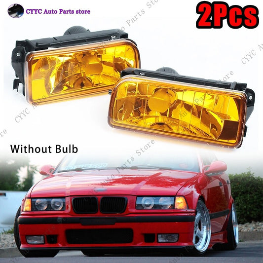 Pair for BMW E36 1992-1998 Front Fog Light Fog Lamp Car Accessories