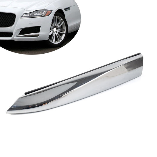 Front Bumper Fog Light Grille Insert Molding Strip Cover Fit for Jaguar XF 2016-20 L