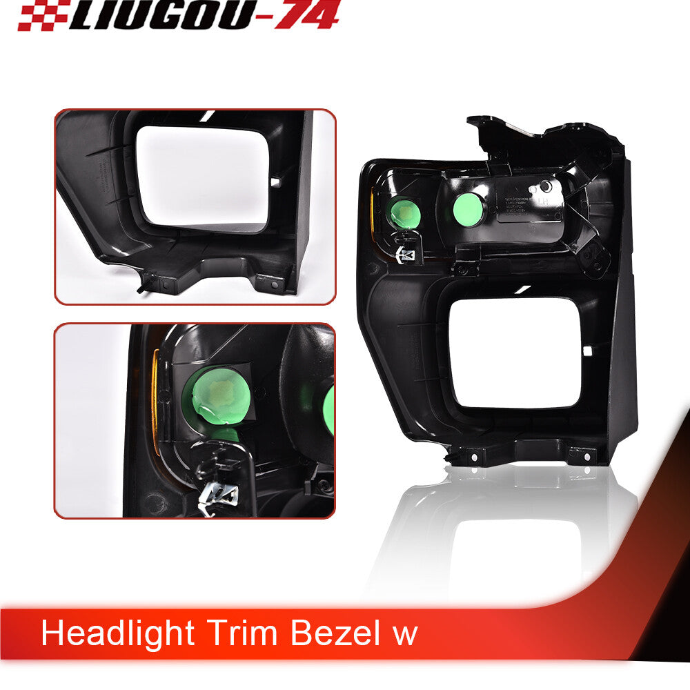 Headlight trim with parking turn signal, suitable for passengers on the right-hand side, E150