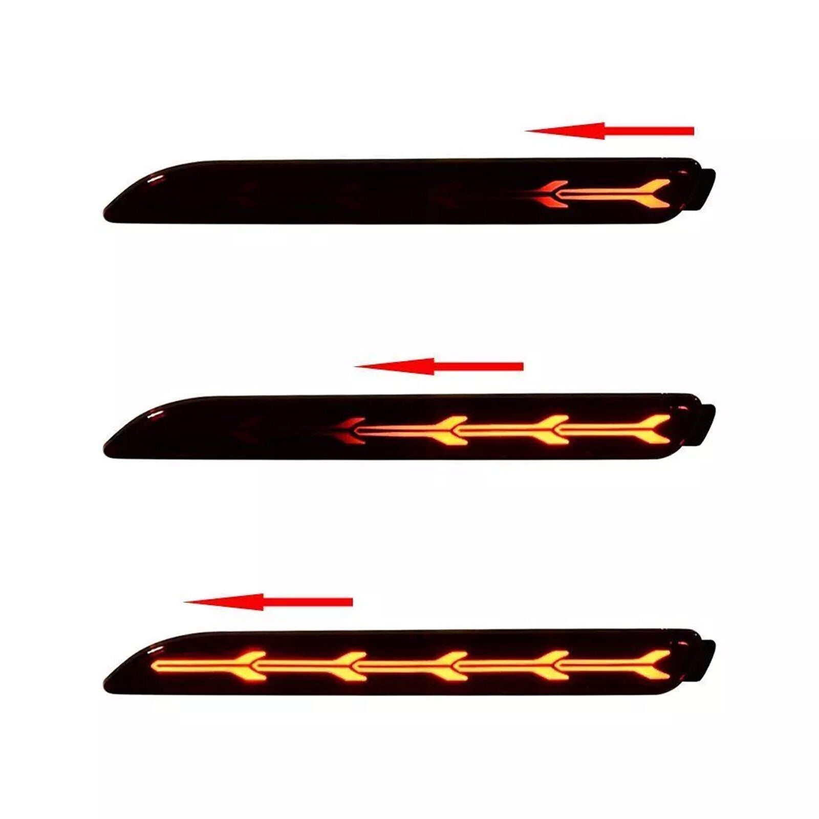 LED Rear Bumper Reflector Light Turn Signal Brake Lamp,for Toyota Venza 2009-1DX