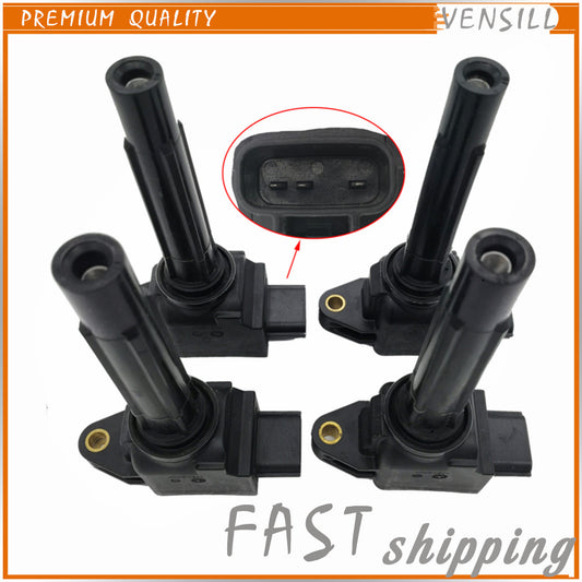 Set of 4X Ignition Coil Pack PE7W18100 for Mazda CX-5 6 2.0L 13-14 PE7W-18-100