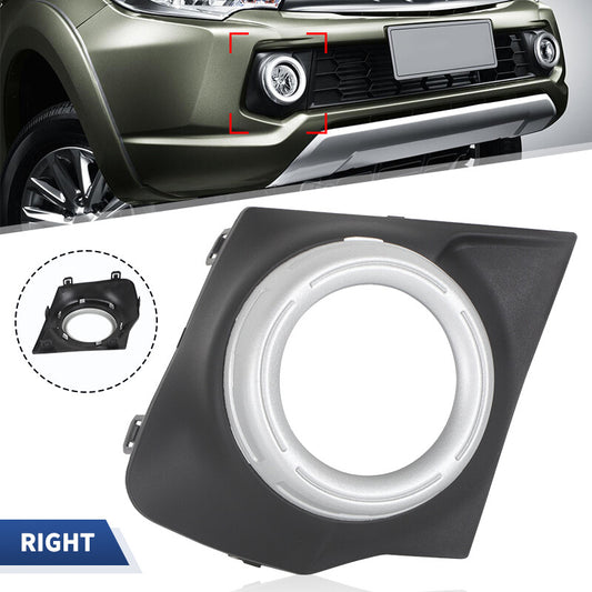 Front Fog Lamp Light Cover Bezel Passenger Fit 2015-18 for Mitsubishi L200 Triton MR