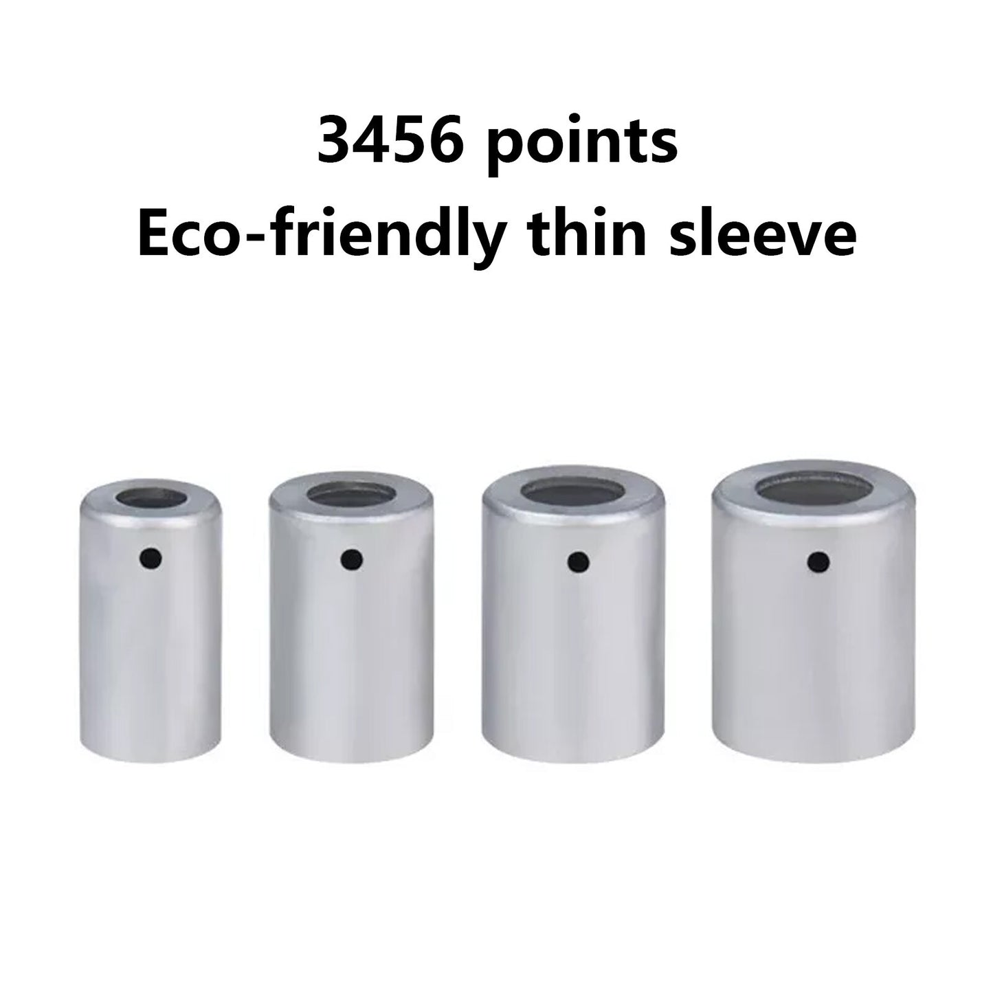 100 Pcs Crimp Ferrule Sleeve Car Air Conditioning Reduced/Standard Barrier Hose