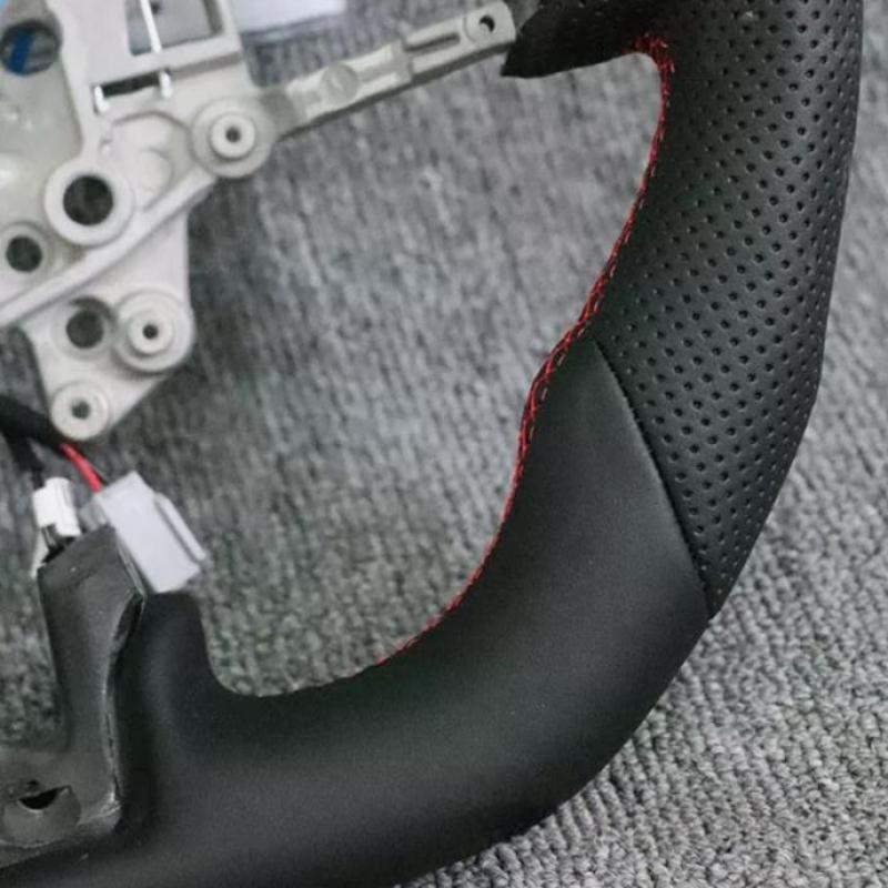 Perforated Leather Steering Wheel for Ford for Mustang S550 2015-2017 W/ Heated NEW