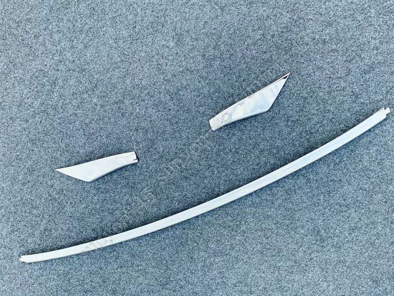 For 2020-2023 for Toyota Venza Front Lower Bumper Chrome Style Molding Trims Garnish