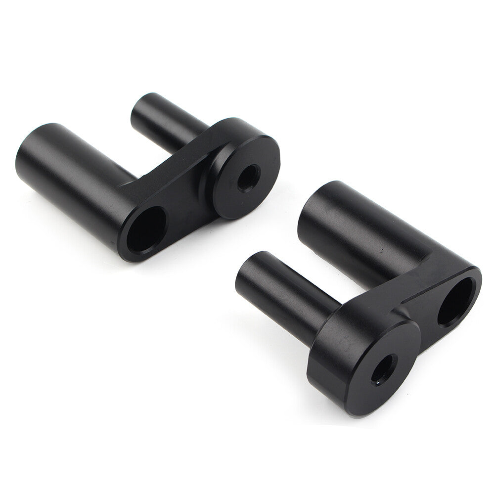 Handlebar Risers Kit 1.625 Back Move Mount Clamps for BMW R1200RT R1250RT Black