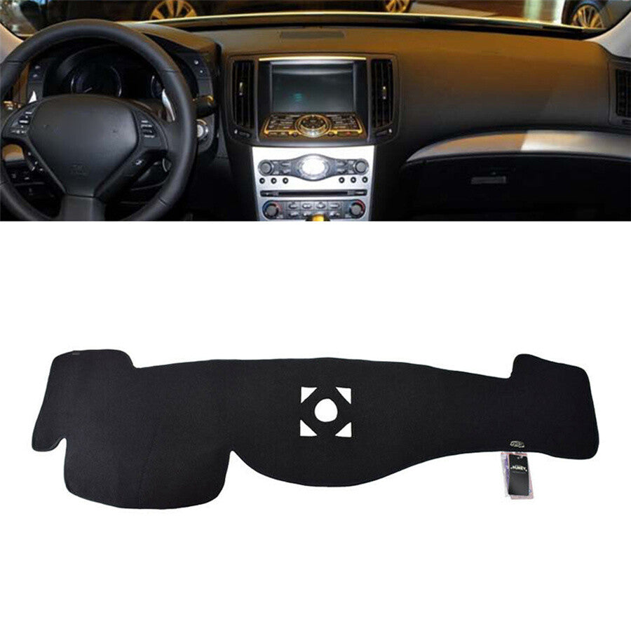 for Infiniti G25 G35 G37 2008-2013 Car Black Dash Mat Dashboard Cover Dashmat US