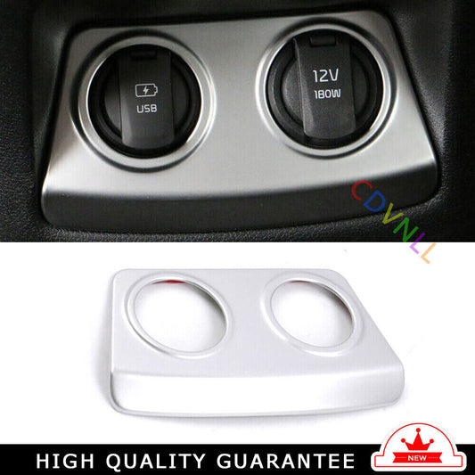 Console Cigarette Lighter Storage Box Trim for Kia Sportage 2017-20 Matte Silver