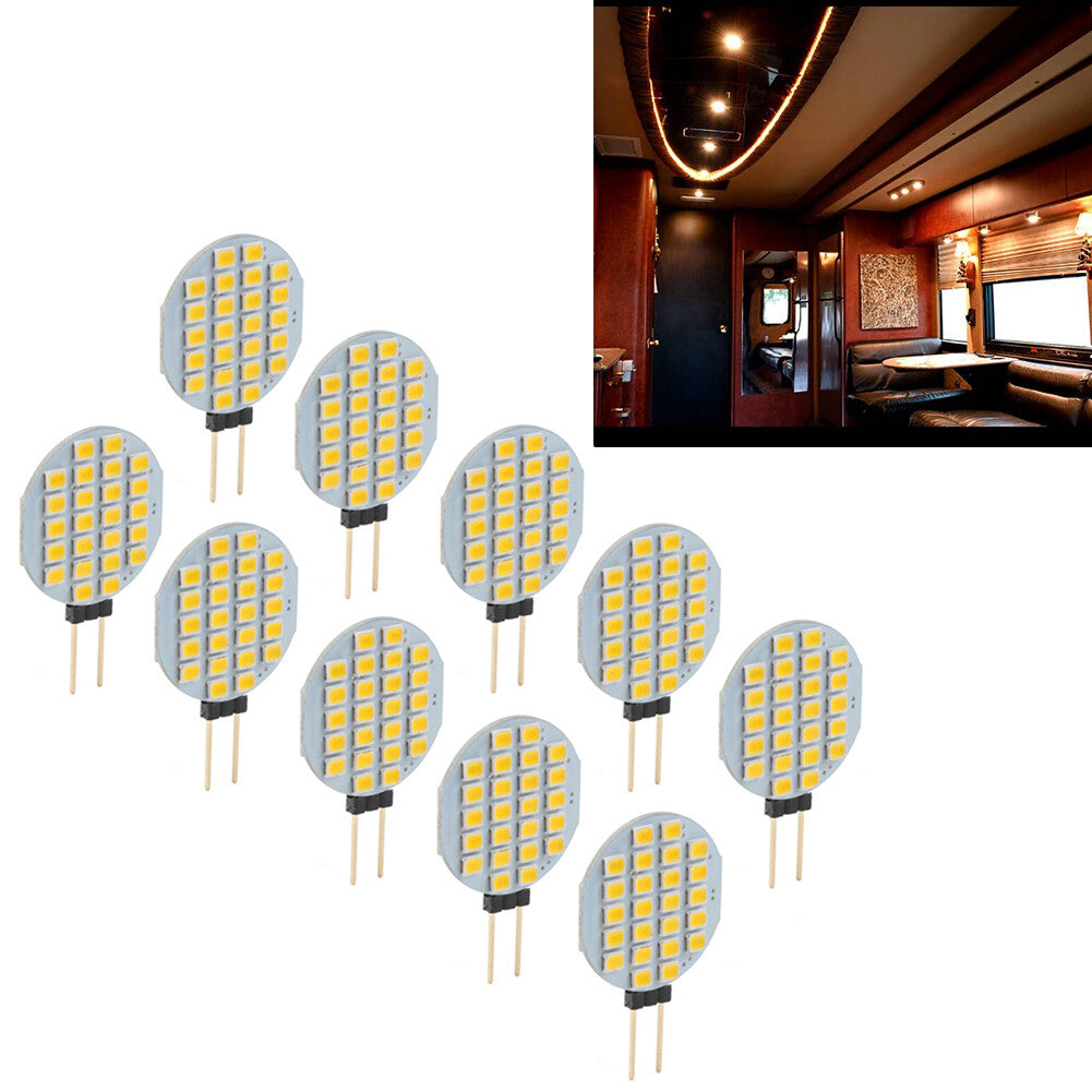 G4 Socket LED 2835 SMD 24 Lamp Warm White Light For Car Truck Boat Landscaping