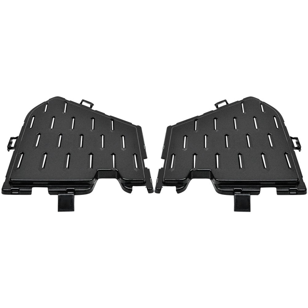 Left Right Bumper Fog Light Grille Base Plate Black for X6 G06 M 2020-2021