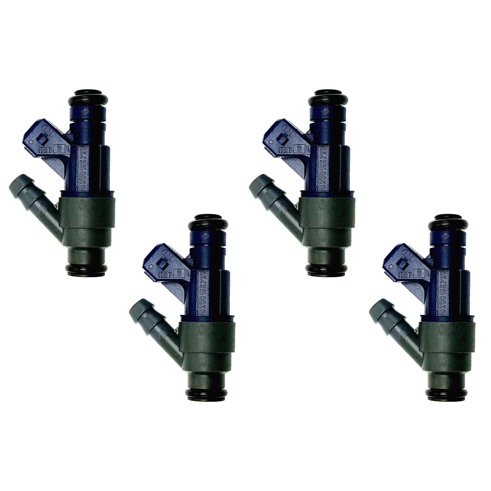 Set of 4 Fuel Injectors 0280155791 for 1998-2000 for VW for Golf for Jetta Beetle 2.0L FJ747