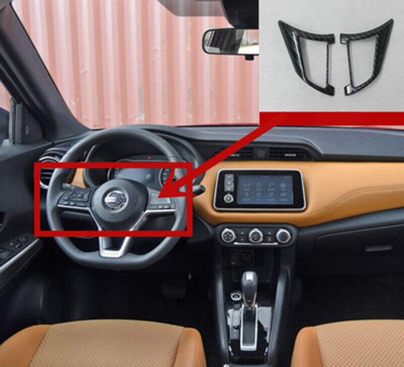 for Nissan Kicks 2018-2020 Carbon Fiber ABS Car Interior Kit Decor Trim 21P
