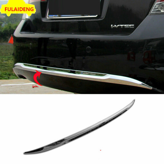 for Honda Accord 8th 2008-2013 ABS Chrome Rear Bumper Protector Cover Strip Trim