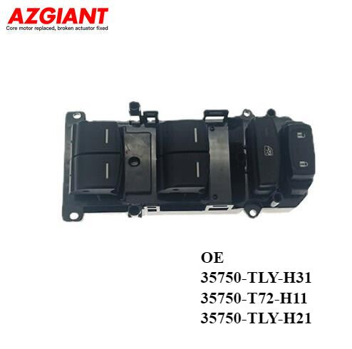 35750-TLY-H31 Master Power Window Door Switch for Honda CR-V 2017- 2022