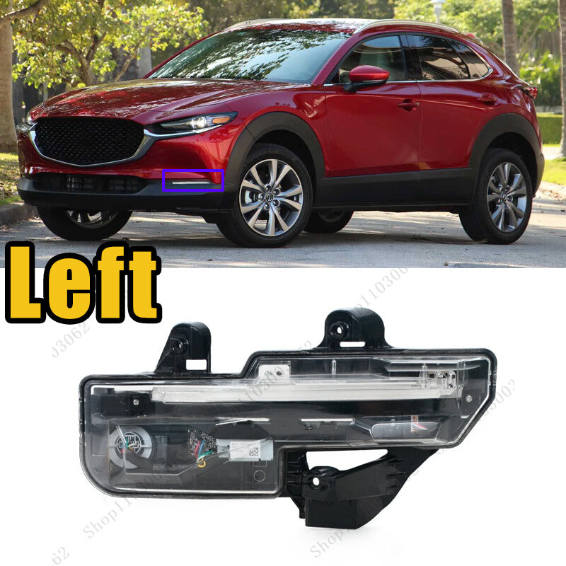 Left LED DRL Daytime Running Light Turn Signal Light for Mazda CX-30 2020-2023