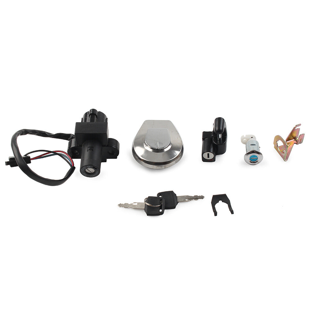 For JADE250 CBX750 CB250 1984-2001 Ignition Switch Fuel Cap Cover Lock Key Set