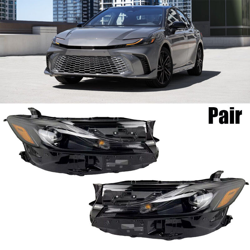 Right Left Side LED Headlight Projector Fit for Toyota for Camry LE SE 2025 Pair