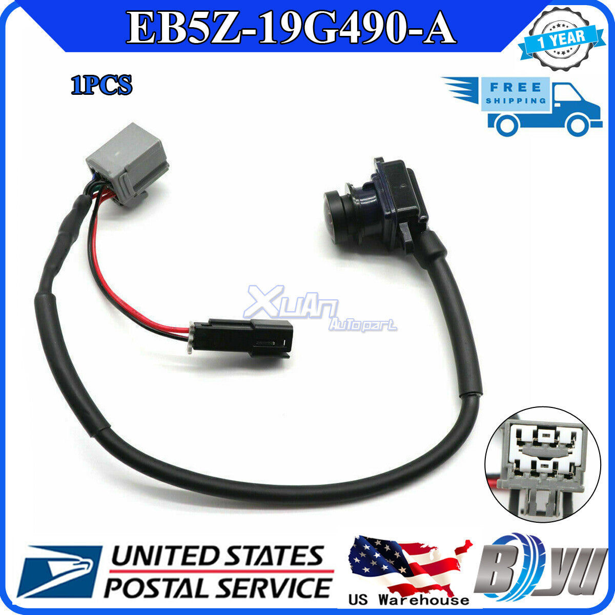 Rearview backup parking camera for Dodge Journey 2011 - 2020, US version 56054158AB, new.
