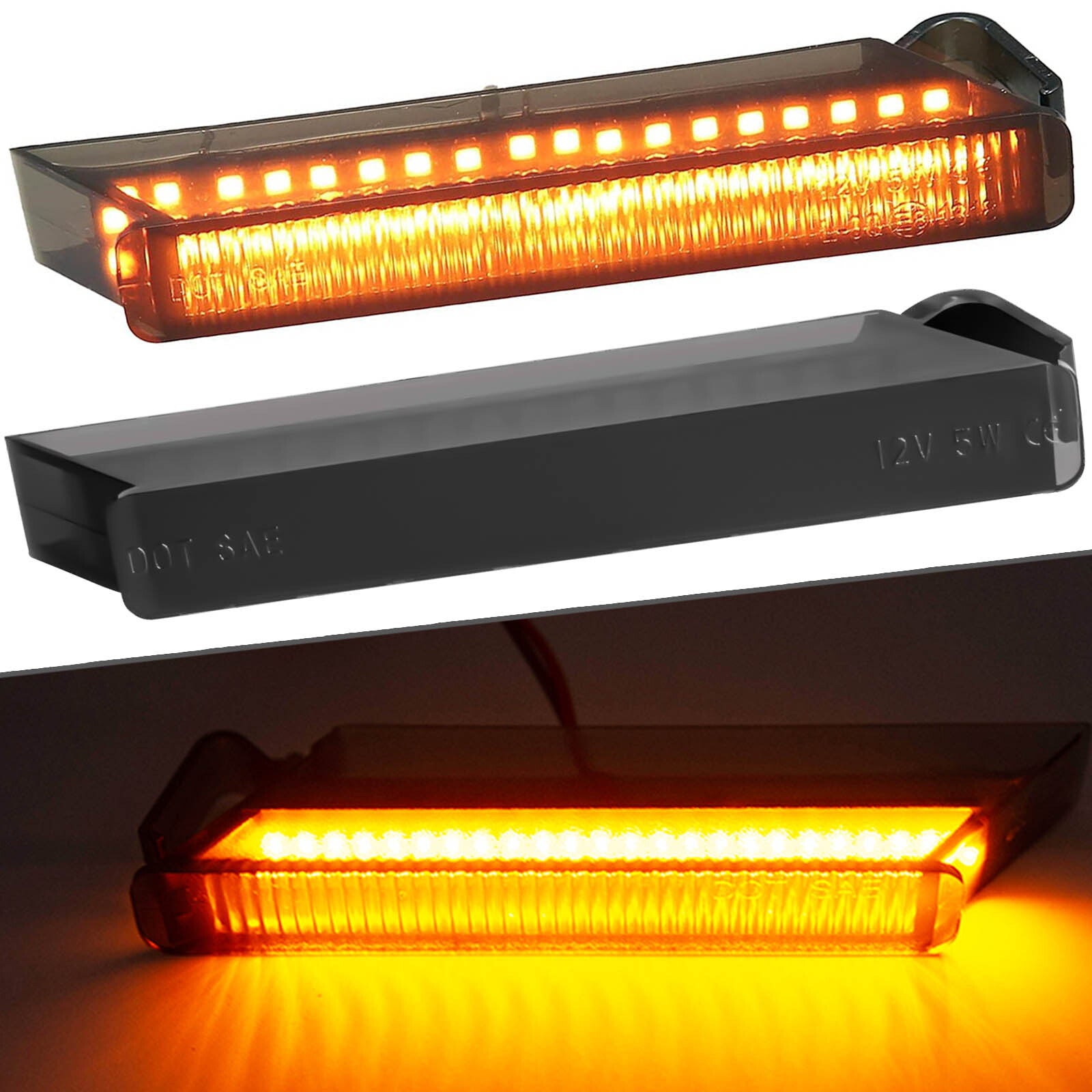 LED Under Side Mirror Sequential Turn Signal Light Lamp for Ford F-150 2004~2014