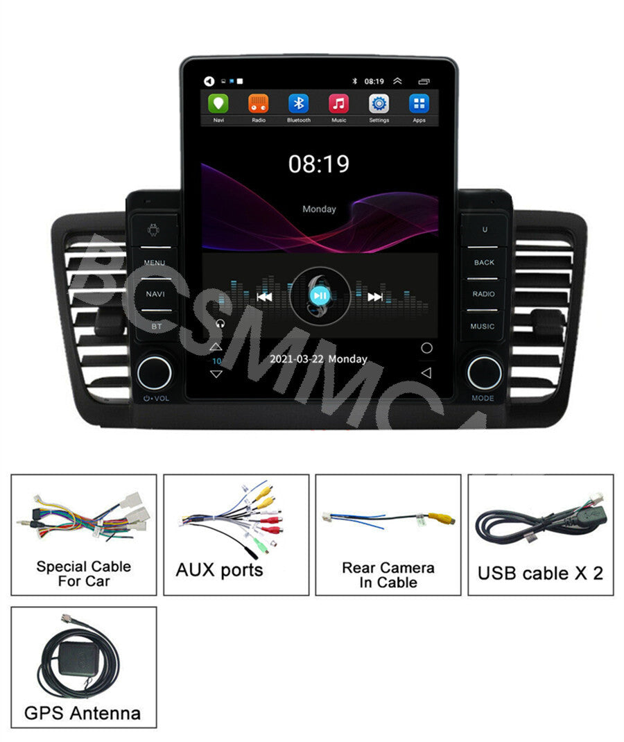 Fit for Subaru Outback 2003-2009 Android 13 Car Stereo Radio GPS For CarPlay