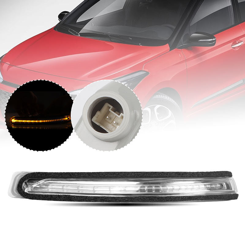 1x Left Side LED Mirror Turn Signal Indicator Light for Hyundai i20 2014-2020