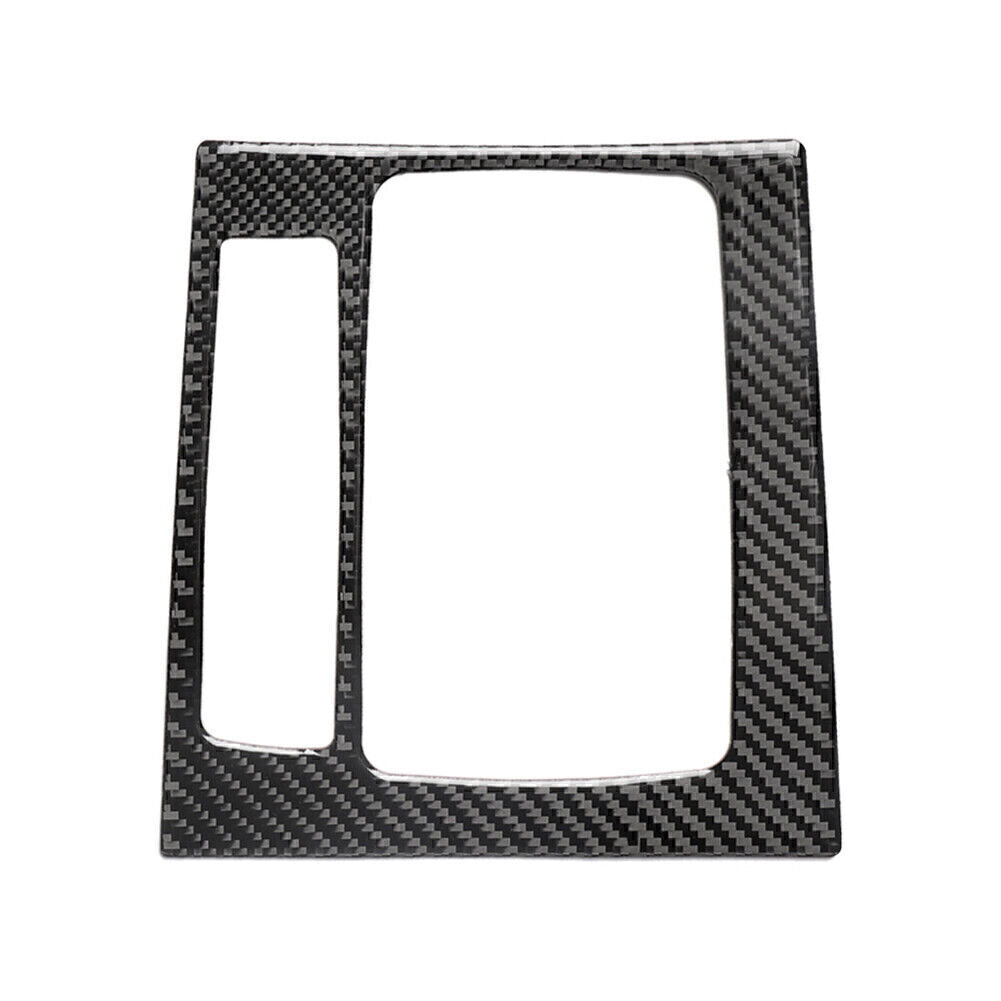 Carbon Fiber Style Console Gear Shift Pane Frame Trim Fit for Mazda 3 Axela 2017-18