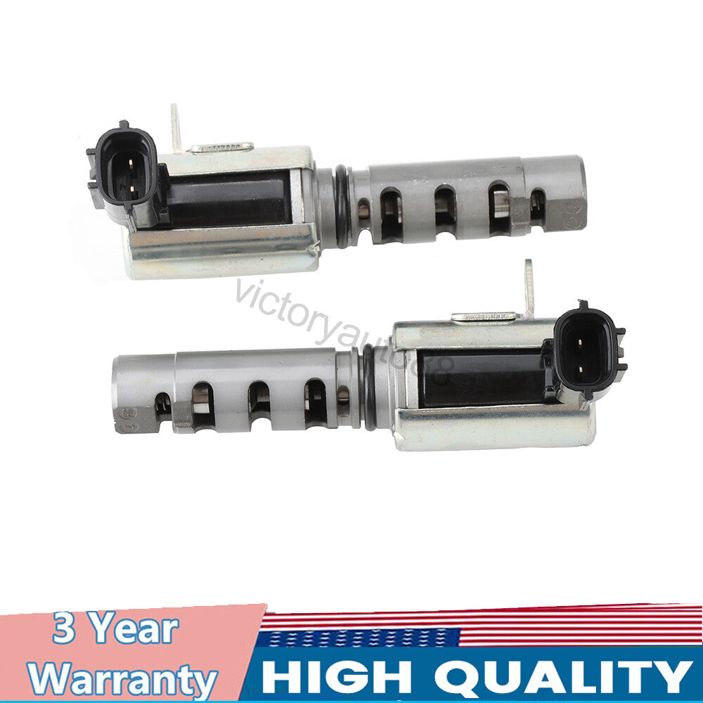 Two variable timing solenoid valves (15340-20010) for Lexus ES300 and RX330 VVT control valves.