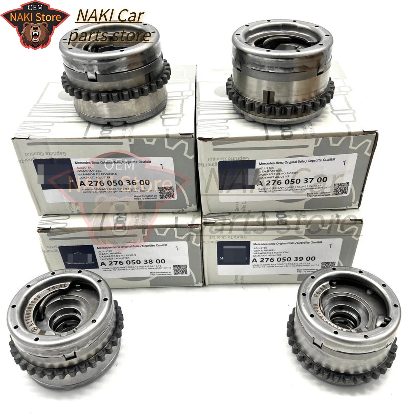 4X Camshaft Adjuster Set for Mercedes Benz W212 W221 W166 M276 3.0L 3.5L OEM US