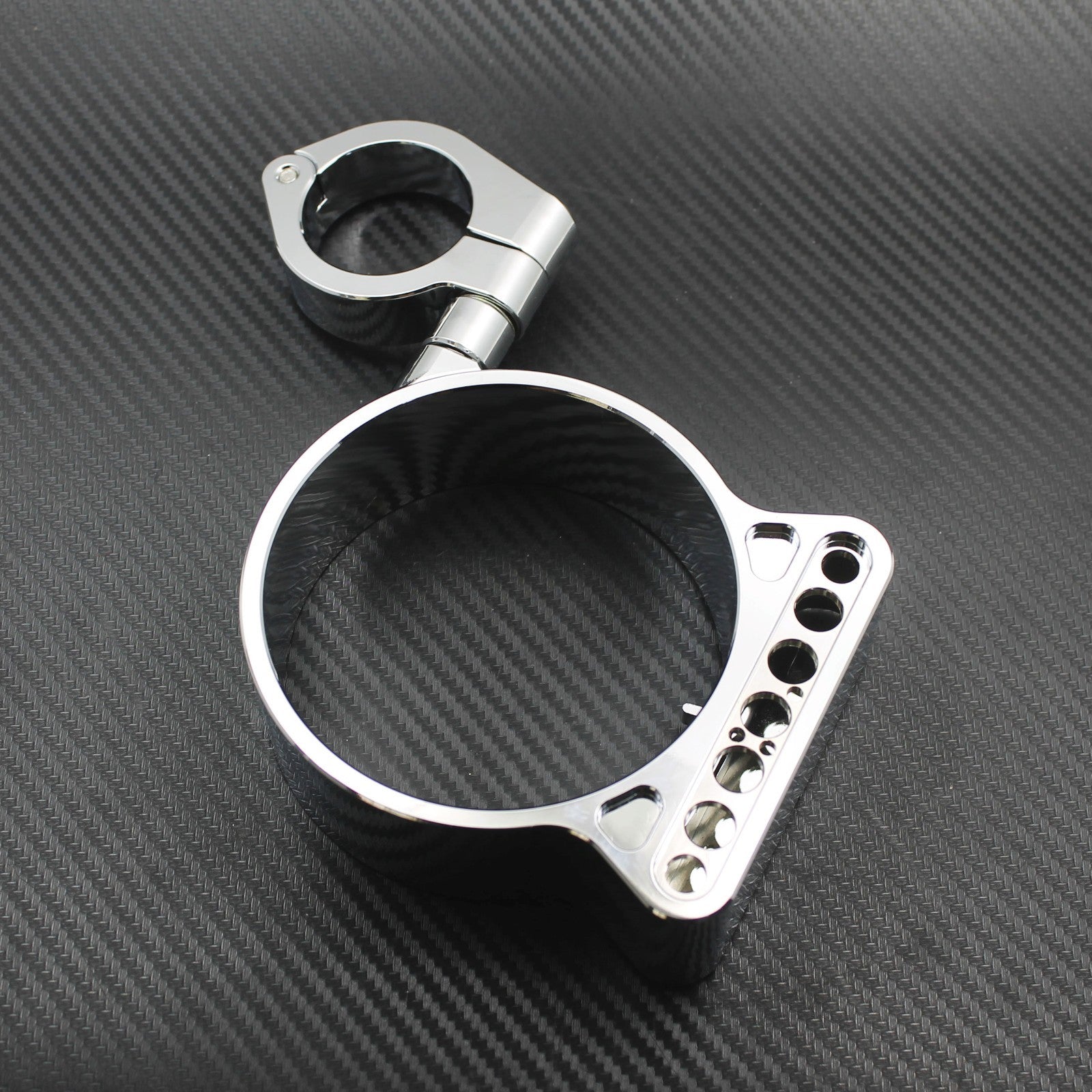 39mm Chrome Side Speedometer Relocation Bracket Fit for Harley Sporster 883 1200