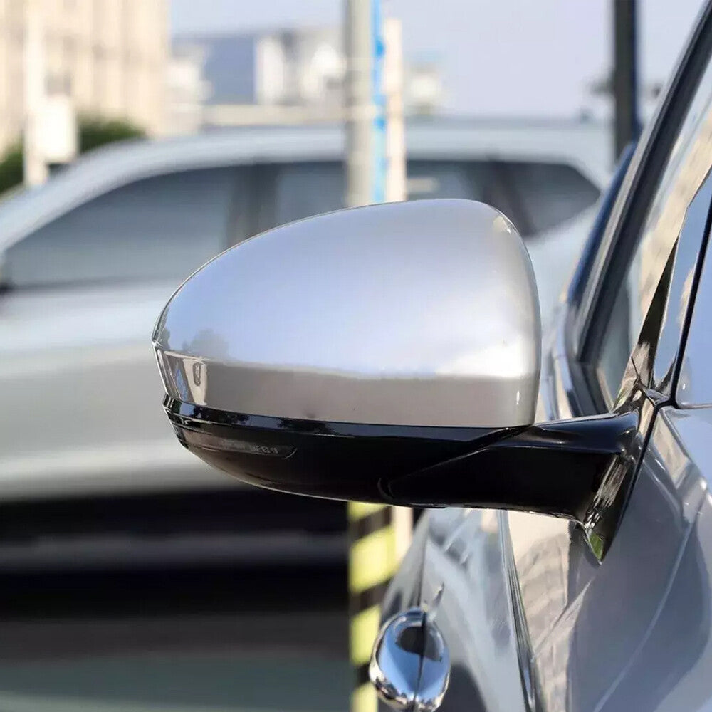 Silver right passenger side rearview mirror cover for Nissan Altima 2019 - 22