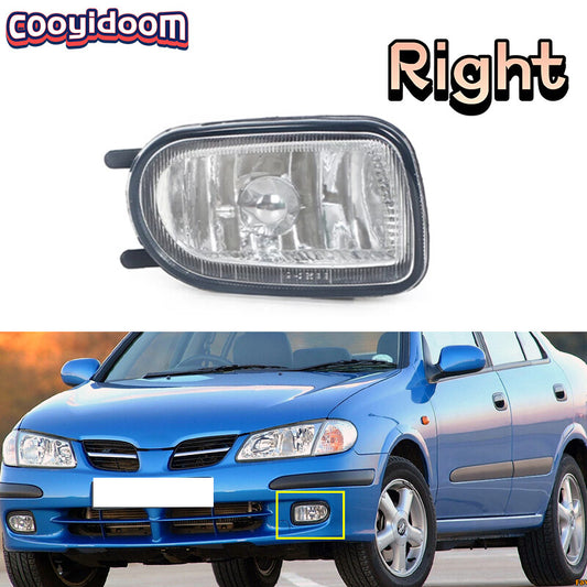 Applicable to the right front bumper fog light of for Nissan Almera Sunny 2000 - 2004