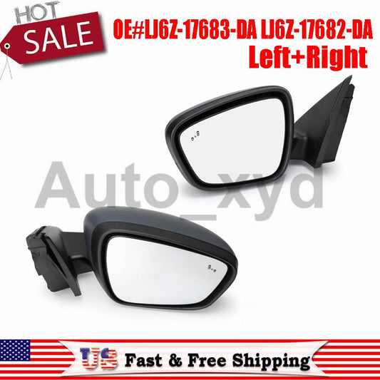 2x Left+Right Side Mirror LJ6Z-17682-DA LJ6Z-17683-DA for Ford Escape 2020-2023
