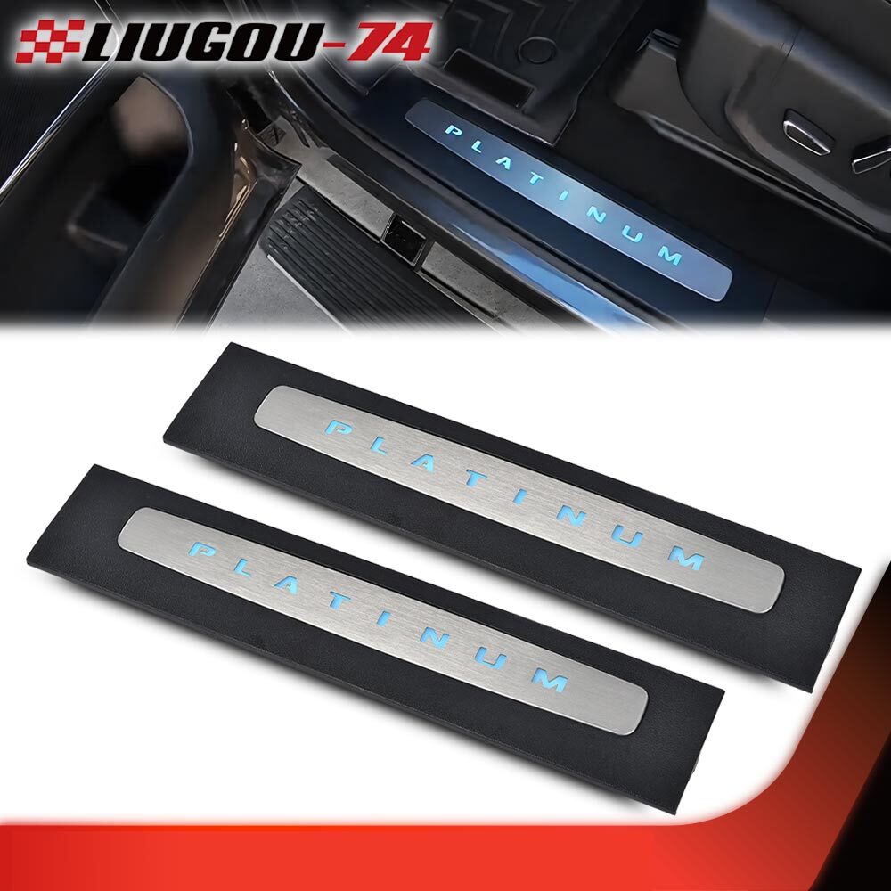 A pair of front door window sills suitable for 2017-2022 for Ford F250 F350 F450 Super Duty