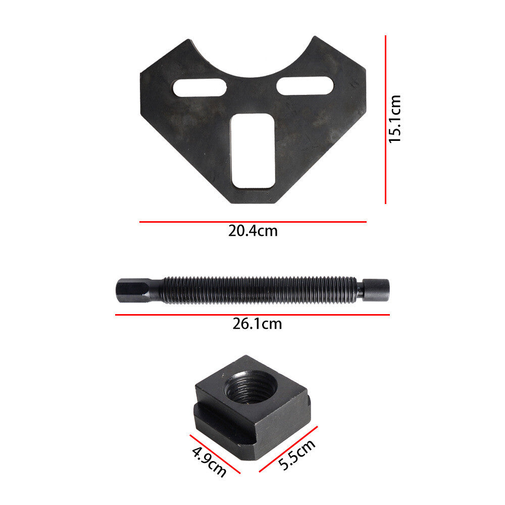 Hub Remover Black Car Wheel Bearing Hub Removal Plate Tool Kit for 5 6 8 Lug Hub