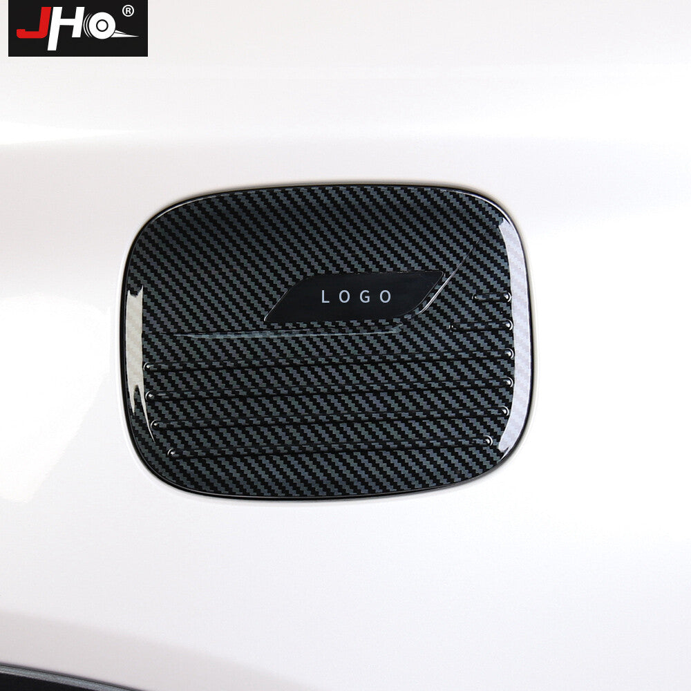 ABS Carbon Fiber Fuel Filler Door Gas Tank Cap Cover Trim for Ford Explorer 2020