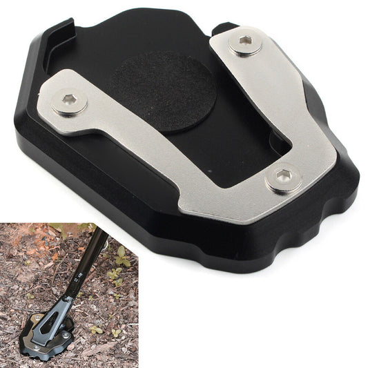 CNC Kickstand Side Stand Extension Plate Fit for Honda CRF1100L L4 Africa Twin Black