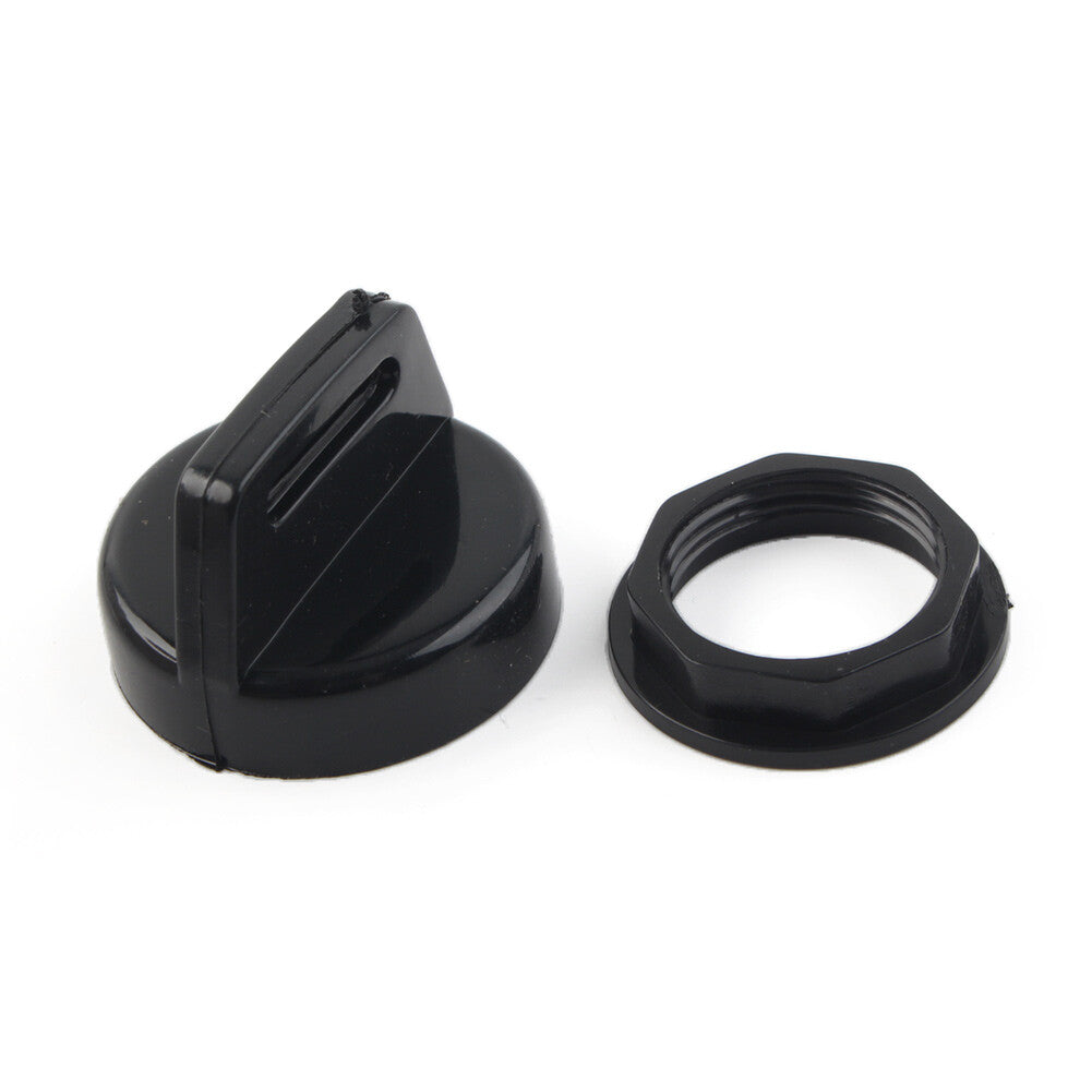 Ignition Key Cover w/Nut Black ABS for Polaris RZR XP 800-1000 Ranger Sportsman