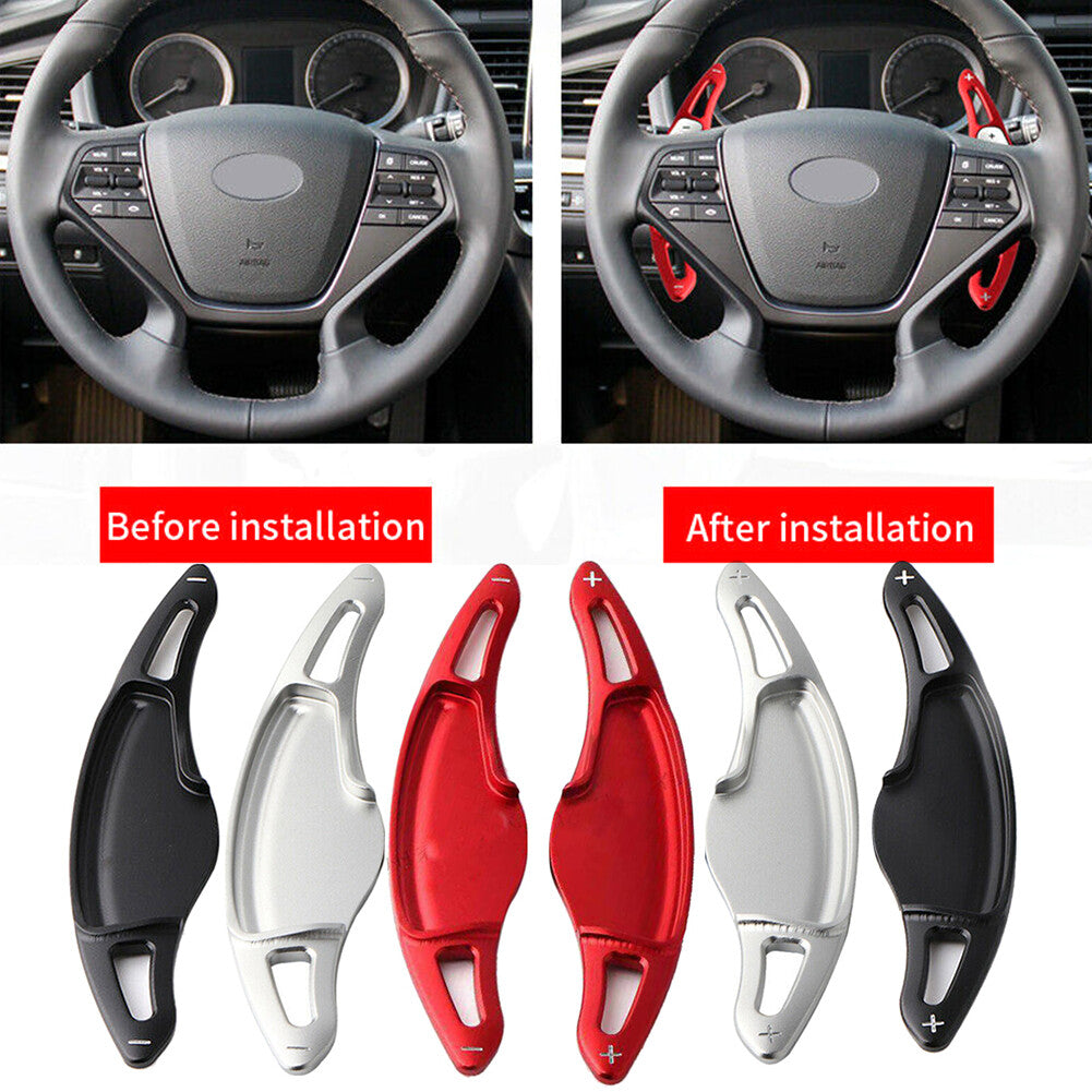 Steering Wheel Shift paddle Gear Shifter Extension Alloy Fit for Hyundai Sonata 9