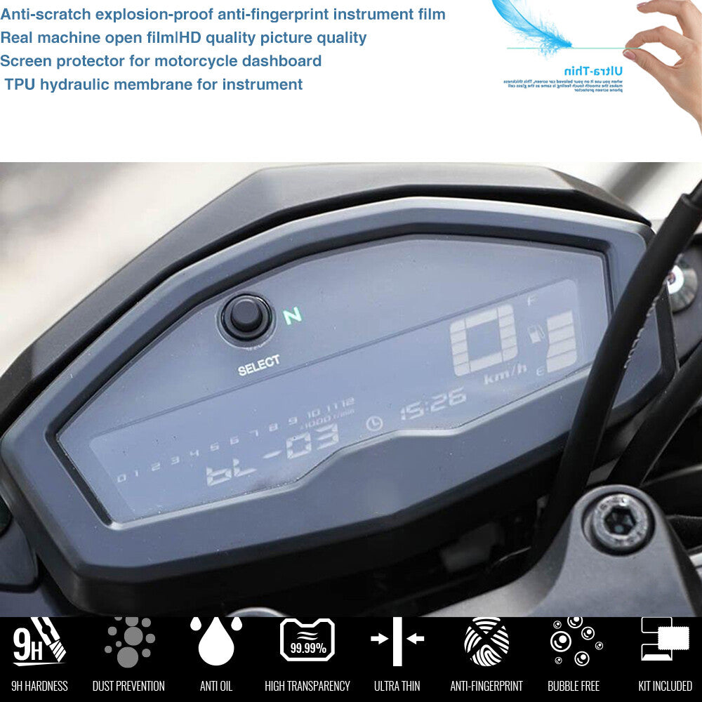 Dashboard Instrument Speedometer Film Screen Protector for Yamaha M-Slaz150 MT15