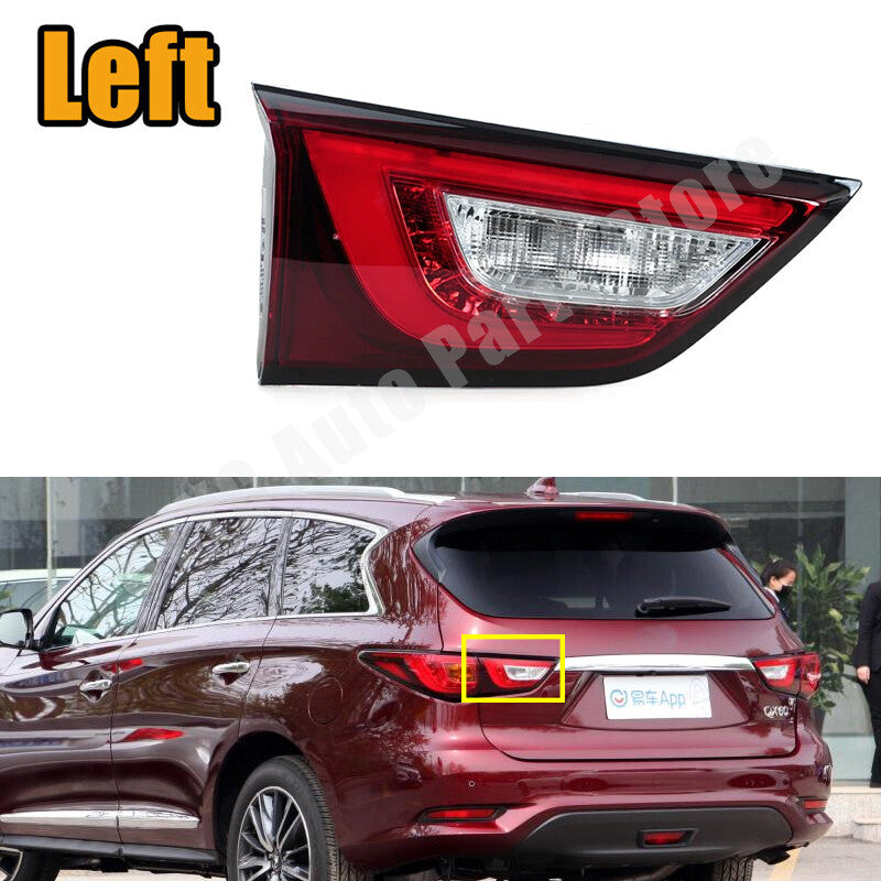 Left for Infiniti QX60 2016-2020 LED Tail Light Rear Light with Driving Lamp