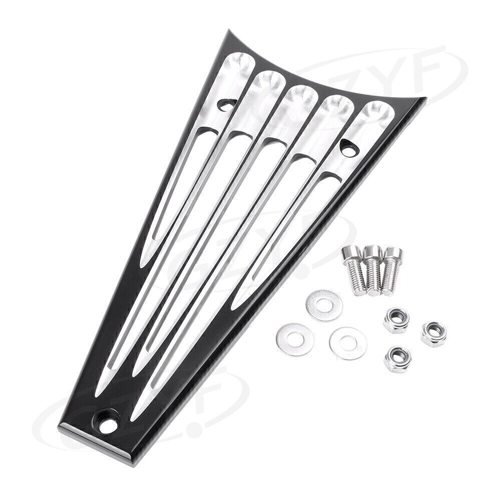 CNC Billet Frame Grille Grill Cover Aluminum Black for Harley Touring FLHR FLHX