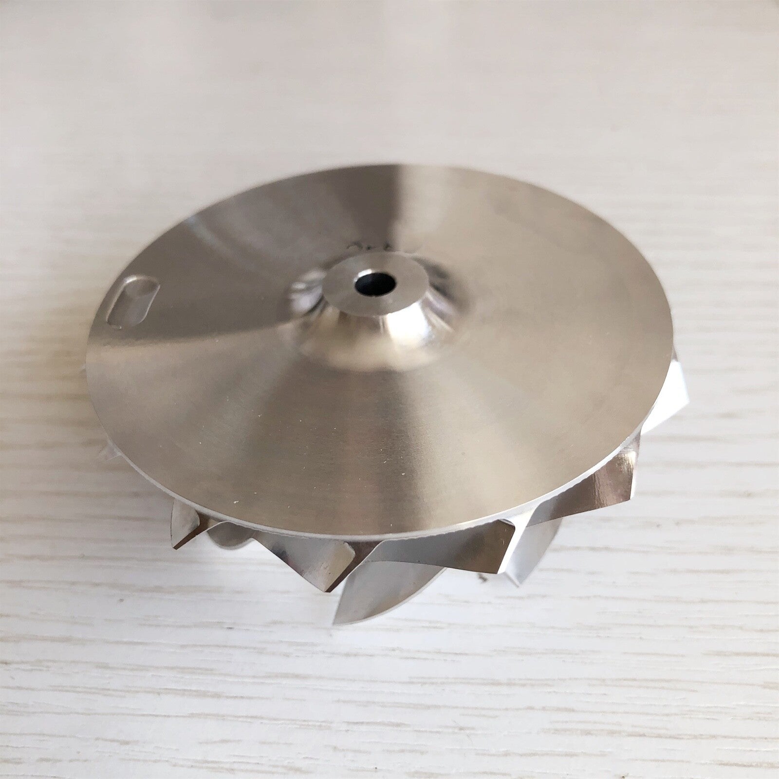 K16 Reverse 59.00/76.00 mm 7+7 Blade Performance Turbine Blank Compressor Wheel